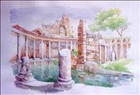 Tivoli villa Adriana - teatro marittimo